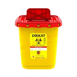  Tıbbi Atık Kutusu 30lt Köşeli - TA0300K - Telkar Tıbbi Atık Kutusu