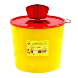  Tıbbi Atık Kutusu 5lt - TA00500 - Telkar Tıbbi Atık Kutusu