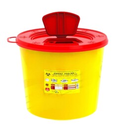 Tıbbi Atık Kutusu 5lt - TA00510 - Telkar Tıbbi Atık Kutusu
