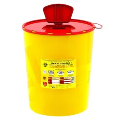  Tıbbi Atık Kutusu 7.5lt - TA00751 - Telkar Tıbbi Atık Kutusu