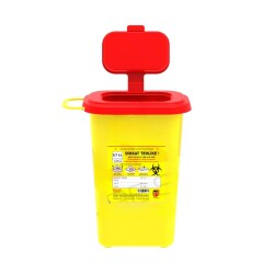  Tıbbi Atık Kutusu 7lt - TA00070 - Telkar Tıbbi Atık Kutusu