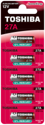 Toshiba 27A Bp Alkalin Pil 5'li - Toshiba Piller