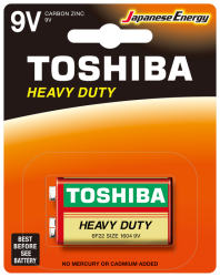 Toshiba 6F22KG 9V Blisterli 1'li - Toshiba Piller