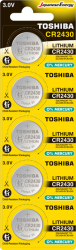 Toshiba Cr 2430 Lithium 5'li Pil - Toshiba Piller