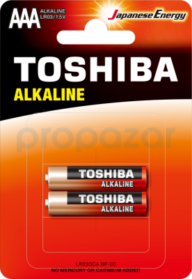 TOSHIBA LR03 BLS. ALK.İNCE 2Lİ - 1