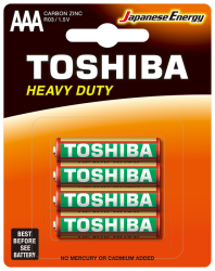 Toshiba R03UG Bls. 4'lü - Toshiba Piller