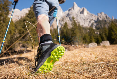 Trekking Hiking Giau Mid Su Geçirmez Erkek Dağcılık Ayakkabısı WP Antrasit Lime - 3