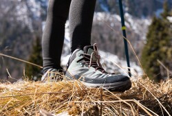 Trekking Hiking Giau Mid Su Geçirmez Kadın Dağcılık Ayakkabısı WP Su Yeşili Somon - 3