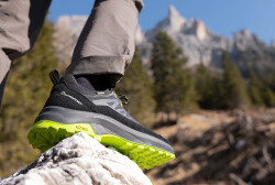 Trekking Hiking Mikeno Düşük Su Geçirmez Erkek Dağcılık Ayakkabısı Antrasit Lime - 3