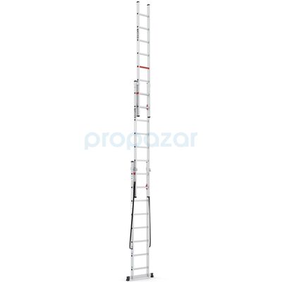 TRIOMAX Ekonomik Üç Parçalı Çok Amaçlı Merdiven 3x9 Basamaklı - 3