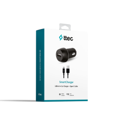 TTEC 2CKS20CS 2.1A ARAÇ ŞARJ ALETİ+TYPE-C KABLO - 1