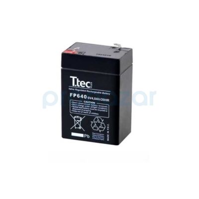 Ttec 6V 4AH Bakımsız Kuru Akü - 1