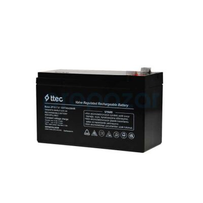 Ttec Base 12V 7AH Bakımsız Kuru Akü - 1