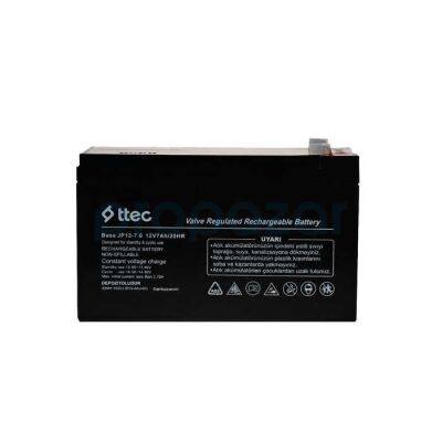 Ttec Base 12V 7AH Bakımsız Kuru Akü - 3