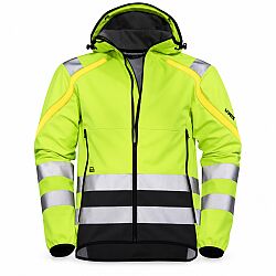 Uvex Protection Active Flash 7443 Reflektörlü Softshell İş Ceketi - Uvex