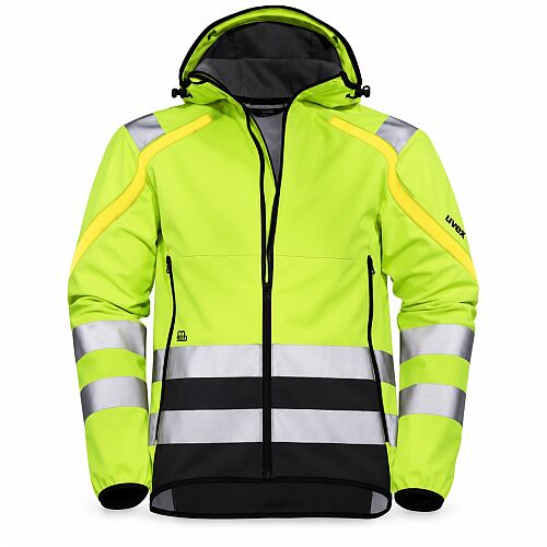 Uvex Protection Active Flash 7443 Reflektörlü Softshell İş Ceketi - 1