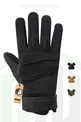 Uzun Taktik Eldiven Motosiklet Bisiklet Outdoor ve Kamp İçin - 1