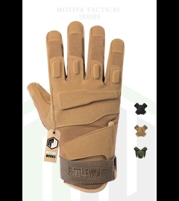 Uzun Taktik Eldiven Motosiklet Bisiklet Outdoor ve Kamp İçin - 1