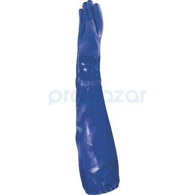 VE766 Kimyasal PVC Pamuk Astar Üstüne 62cm PVC Eldiven - 2