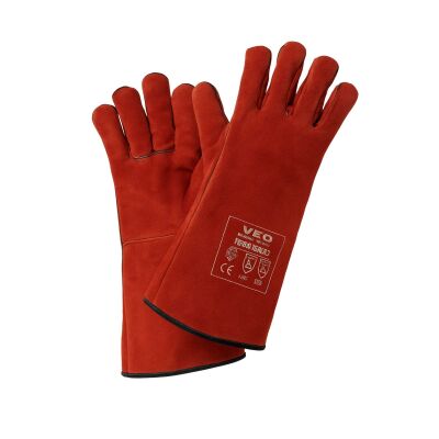 Veo F437 Redweld Isı Dayanıklı Kaynakçı Eldiveni - 1