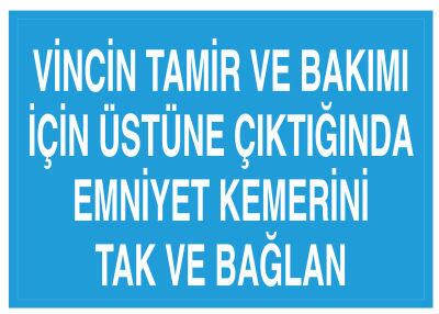 Vincin Bakımı İçin Üstüne Çıktığında Emniyet Kemerini Tak Bağlan - 1