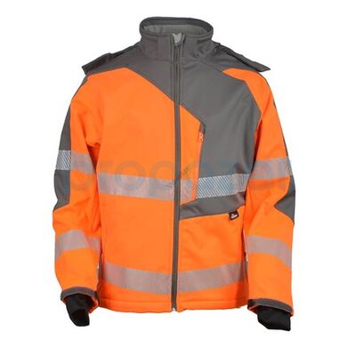 Vizwell VWJK267 Yüksek Görünürlüklü Softshell Ceket Neon Turuncu - 1