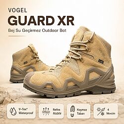 Vogel Guard XR Bej Su Geçirmez Süet Outdoor Trekking Bot - Scooter