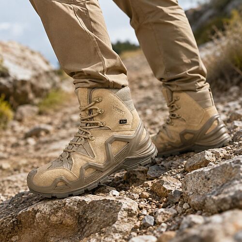 Vogel Guard XR Bej Su Geçirmez Süet Outdoor Trekking Bot - 2