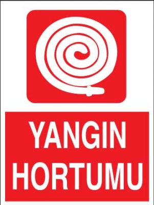 Yangın Hortumu Levhası - Tabelası - 1