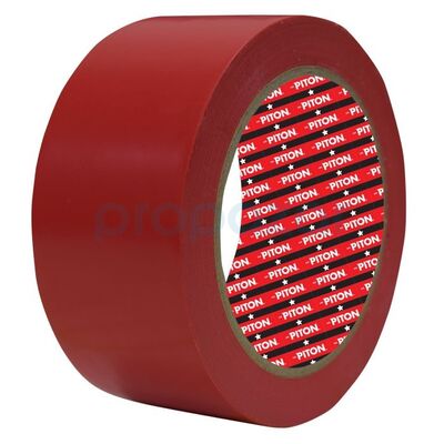 Yer İşaretleme Bandı - PVC Yapışkanlı 50mmx27m Kırmızı - 1