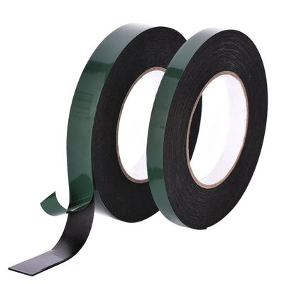 Yeşil Siyah Çift Taraflı Köpük Bant 10mm X 10 metre - 1
