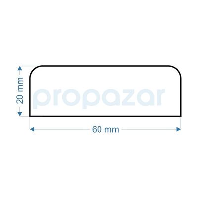 Duvar Panel Koruyucu I - Model I - 1 Metre - 20X60Mm - Tip : F S D - 5